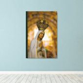 Unsere Frau von Fatima Leinwanddruck (Insitu (Holzboden))