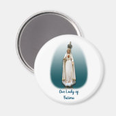 Unsere Frau von Fatima Magnet (Vorderseite/Rückseite)