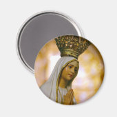 Unsere Frau von Fatima Magnet (Vorderseite/Rückseite)