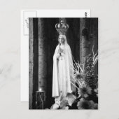 Unsere Frau von Fatima Postkarte (Vorne/Hinten)