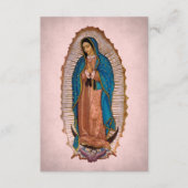 Unsere Frau von Guadalupe 1531 mit Gebet Begleitkarte (Vorderseite)