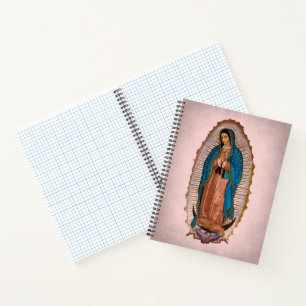 Unsere Frau von Guadalupe 1531 mit Gebet Notizblock