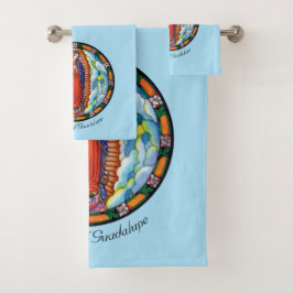 Unsere Frau von Guadalupe Badhandtuch Set