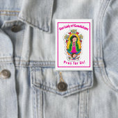 Unsere Frau von Guadalupe Button (Insitu)