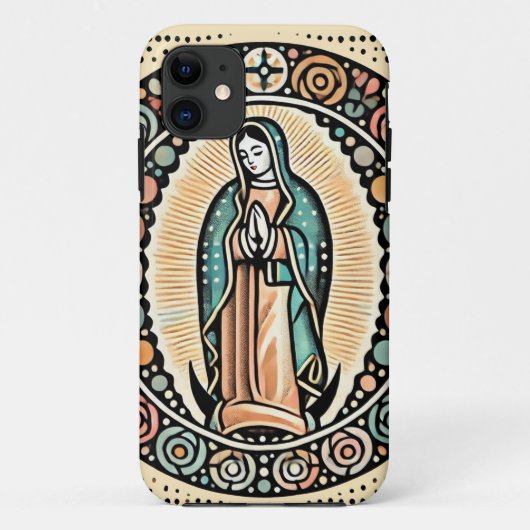 Unsere Frau von Guadalupe Case-Mate iPhone Hülle (Rückseite)