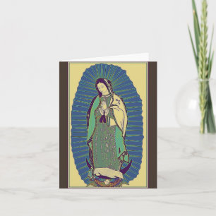 Unsere Frau von Guadalupe Dankeskarte
