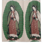 Unsere Frau von Guadalupe Duschvorhang (Vorderseite)