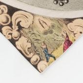 Unsere Frau von Guadalupe Fleecedecke (Ecke)