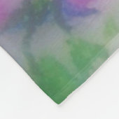 Unsere Frau von Guadalupe Fleecedecke (Ecke)