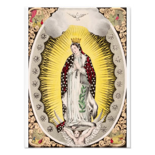 Unsere Frau von Guadalupe Fotodruck