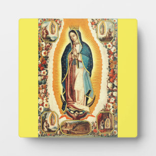 Unsere Frau von Guadalupe Fotoplatte