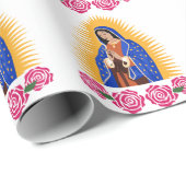 Unsere Frau von Guadalupe Geschenkpapier (Rolleneckpunkt)