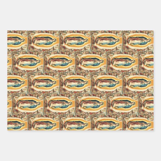 Unsere Frau von Guadalupe Geschenkpapier Set (Vorderseite)