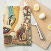 Unsere Frau von Guadalupe Geschirrtuch (Viertel Falte)