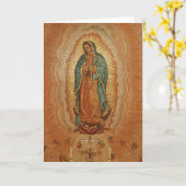 Unsere Frau von Guadalupe Karte (Gelbe Blume)
