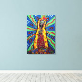 Unsere Frau von Guadalupe Leinwanddruck (Insitu (Holzboden))