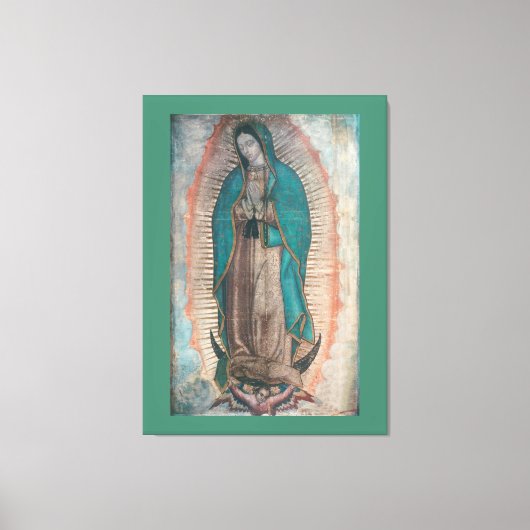 Unsere Frau von Guadalupe Leinwanddruck (Vorderseite)