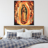 Unsere Frau von Guadalupe Leinwanddruck (Insitu (Schlafzimmer))