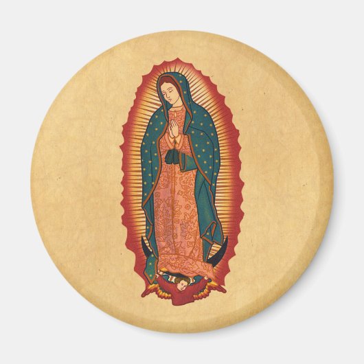 Unsere Frau von Guadalupe Magnet (Vorne)