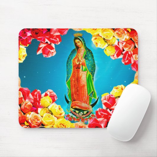 Unsere Frau von Guadalupe Mousepad (Mit Mouse)