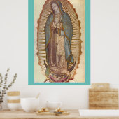 Unsere Frau von Guadalupe Poster (Küche)