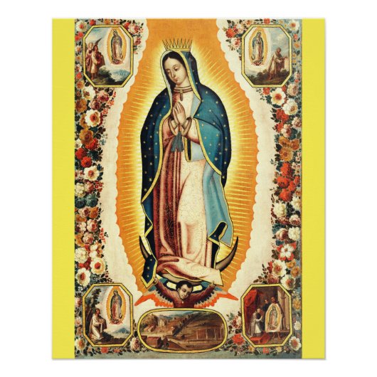 Unsere Frau von Guadalupe Poster (Vorderseite)