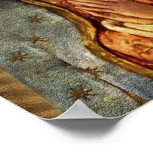 Unsere Frau von Guadalupe Poster (Ecke)