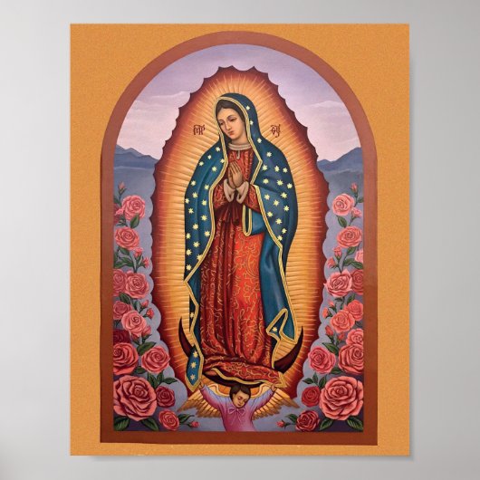 Unsere Frau von Guadalupe Poster (Vorne)