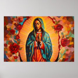 Unsere Frau von Guadalupe Poster