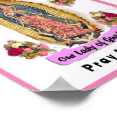 Unsere Frau von Guadalupe Poster (Ecke)