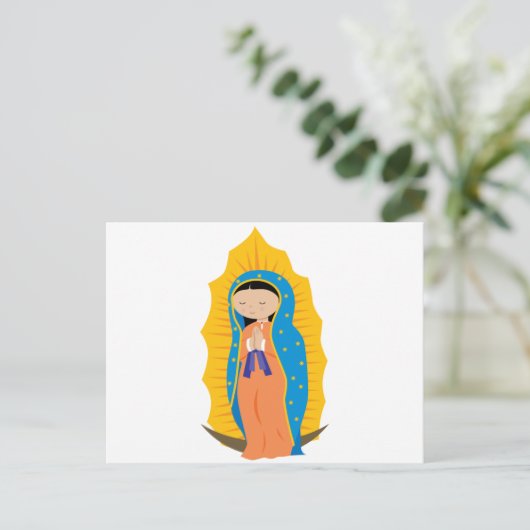 Unsere Frau von Guadalupe Postkarte (Stehend Vorderseite)