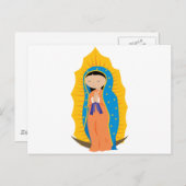 Unsere Frau von Guadalupe Postkarte (Vorne/Hinten)