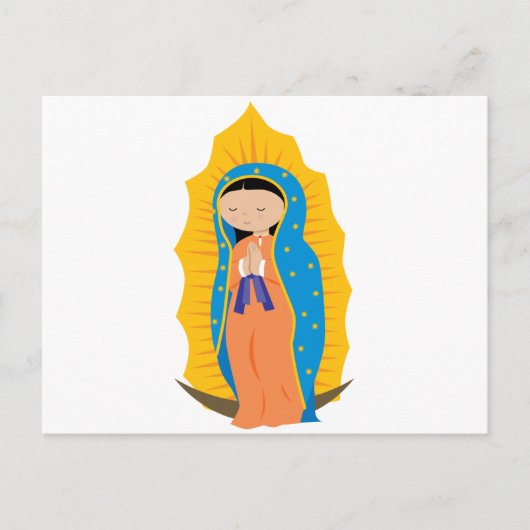 Unsere Frau von Guadalupe Postkarte (Vorderseite)