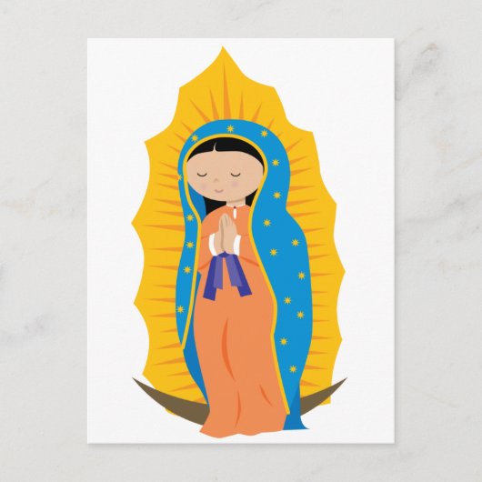 Unsere Frau von Guadalupe Postkarte (Vorderseite)