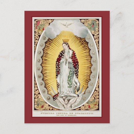 Unsere Frau von Guadalupe Postkarte (Vorderseite)