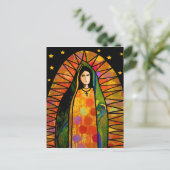 Unsere Frau von Guadalupe Postkarte (Stehend Vorderseite)