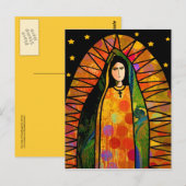 Unsere Frau von Guadalupe Postkarte (Vorne/Hinten)