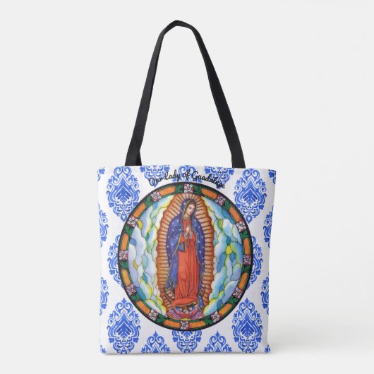 Unsere Frau von Guadalupe Schöne Frauen Tasche (Rückseite)