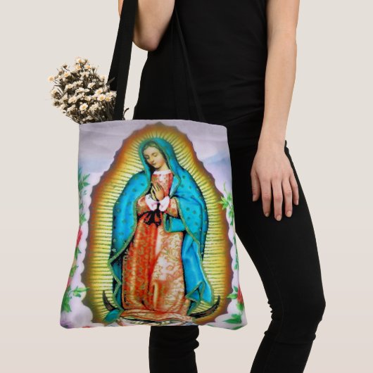 Unsere Frau von Guadalupe Tasche (Von Nahem)