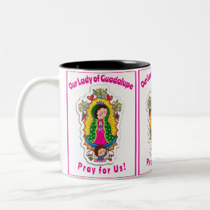 Unsere Frau von Guadalupe Zweifarbige Tasse