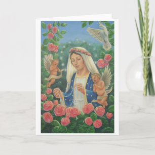 "Unsere Frau von Rosary" von Jenny McLaughlin Karte