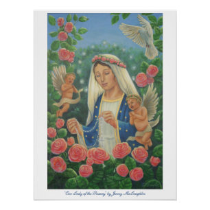 "Unsere Frau von Rosary" von Jenny McLaughlin Poster