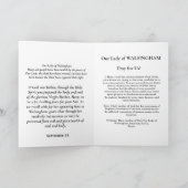 Unsere Frau von Walsingham Karte (Innenseite)