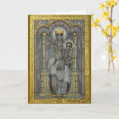 Unsere Frau von Walsingham Karte (Gelbe Blume)