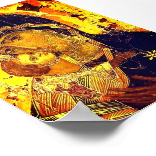 Unsere Frau von Wladimir Poster (Ecke)