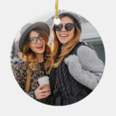 Unsere Freundschaft ist eine Million kleiner Dinge Keramik Ornament (Hinten)