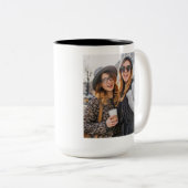 Unsere Freundschaft ist eine Million kleiner Dinge Zweifarbige Tasse (VorderseiteRechts)