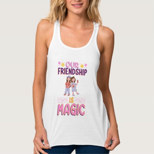 UNSERE FREUNDSCHAFT IST MAGISCH. FREUNDE. BBF TANK TOP (Vorderseite)