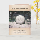 Unsere Freundschaft Karte (Gelbe Blume)