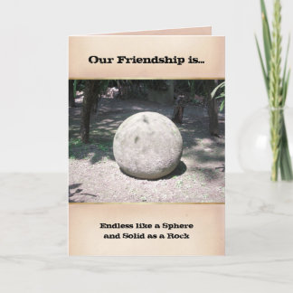 Unsere Freundschaft Karte